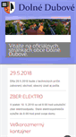 Mobile Screenshot of dolnedubove.sk